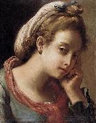 Gaetano Gandolfi Portrait of a Young Woman oil painting reproduction